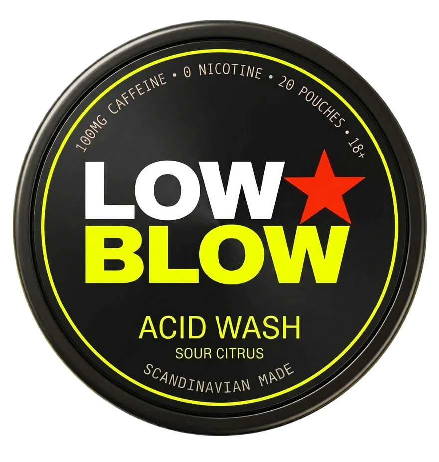 LOW BLOW COLD CLOCK tin, MINT, 100mg caffeine, zero nicotine